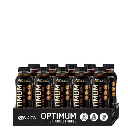 10 x Optimum High Protein Shake, 500 ml