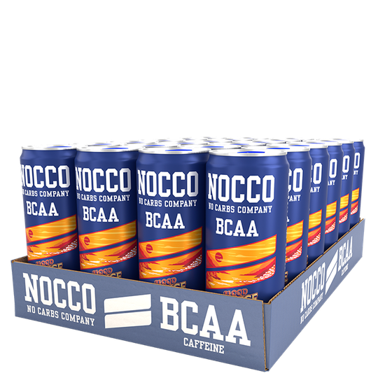 24 x NOCCO BCAA, 330 ml, Blood Orange del Sol