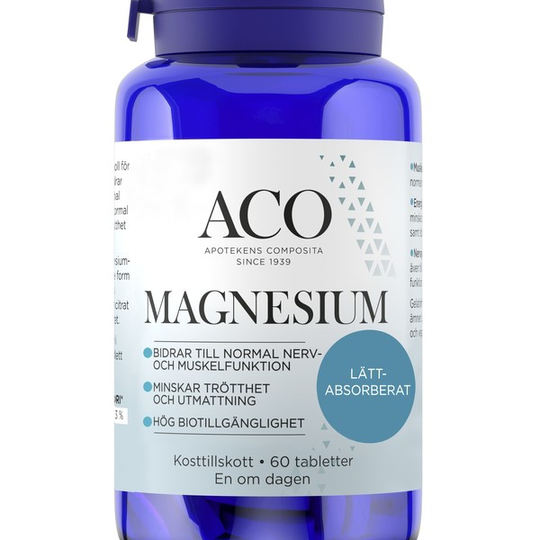 ACO Magnesium 200 mg 60 tabletter