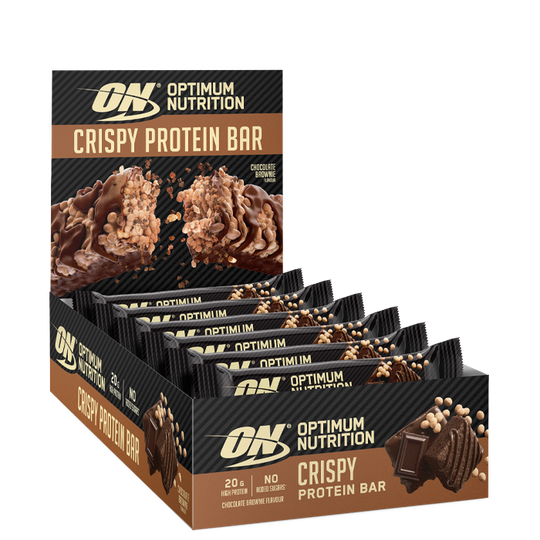 10 x Optimum Protein Crisp Bar, 65 g