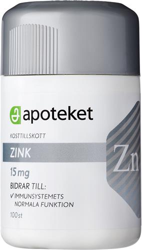 Apoteket Zink tablett, 100 st