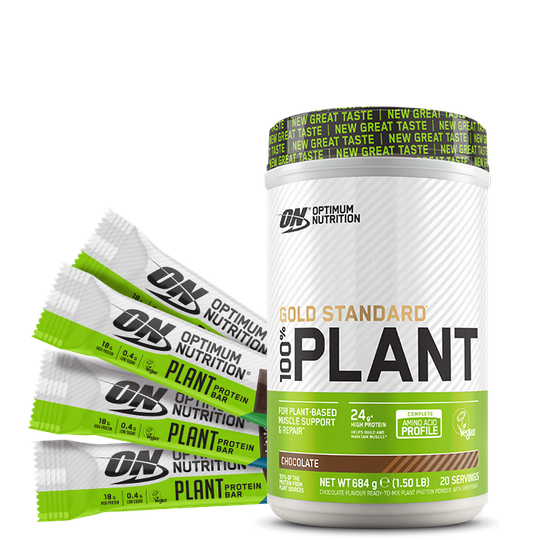 Gold Standard 100% Plant 684 g + 4 vegan bars for free