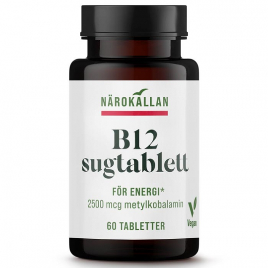 Närokällan B12 sugtablett 60 tabletter