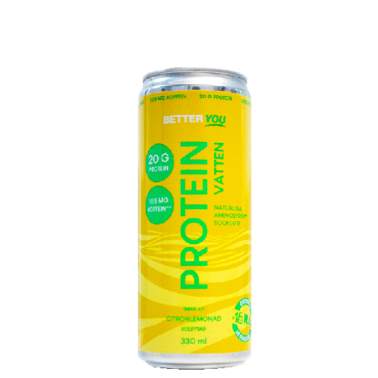 Proteinvatten Koffein - Citronlemonad, 330 ml