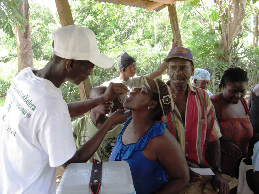 Vaccination mot kolera kan rädda liv